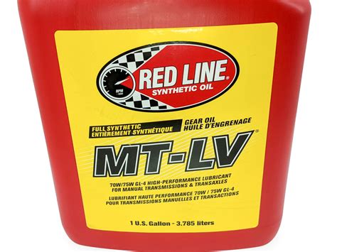 red line mt lv 70w 75w gl 4 gear oil.